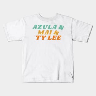 Azula and Mai and Ty Lee Kids T-Shirt